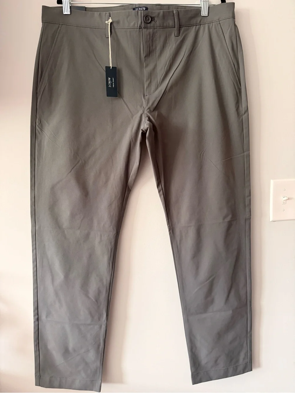 J. Crew Men's Gray Tech Pants